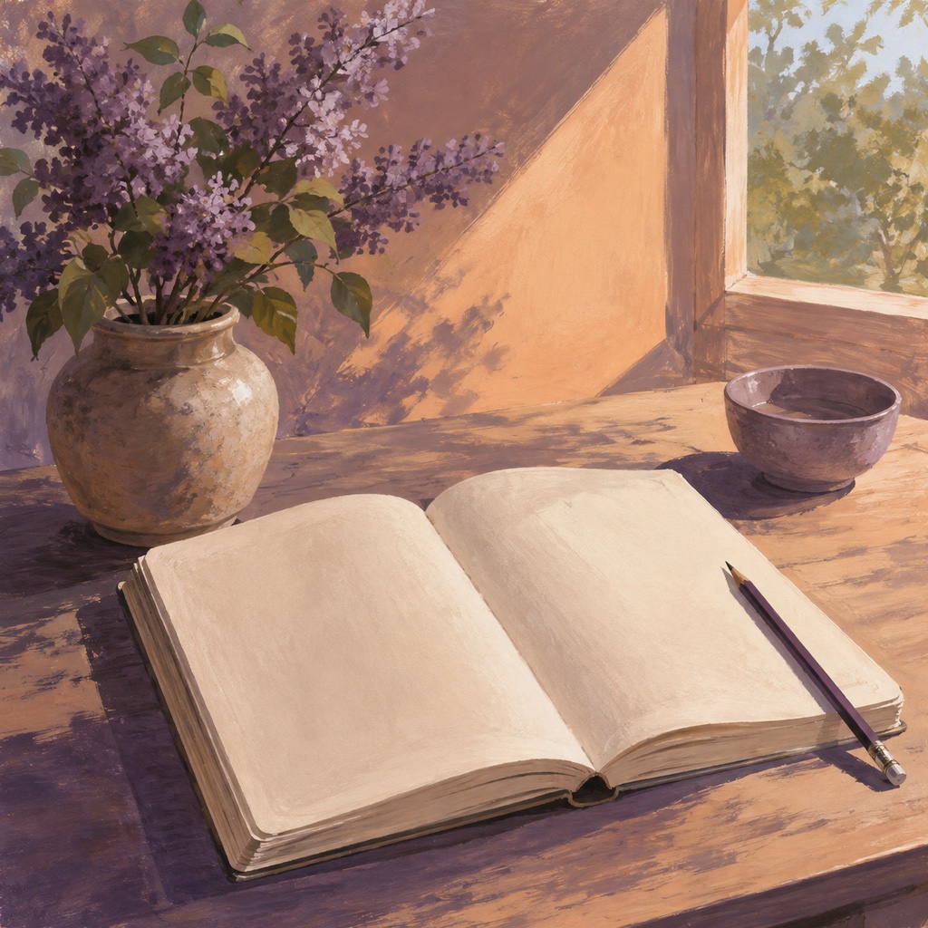 A pencil resting beside a reading margin